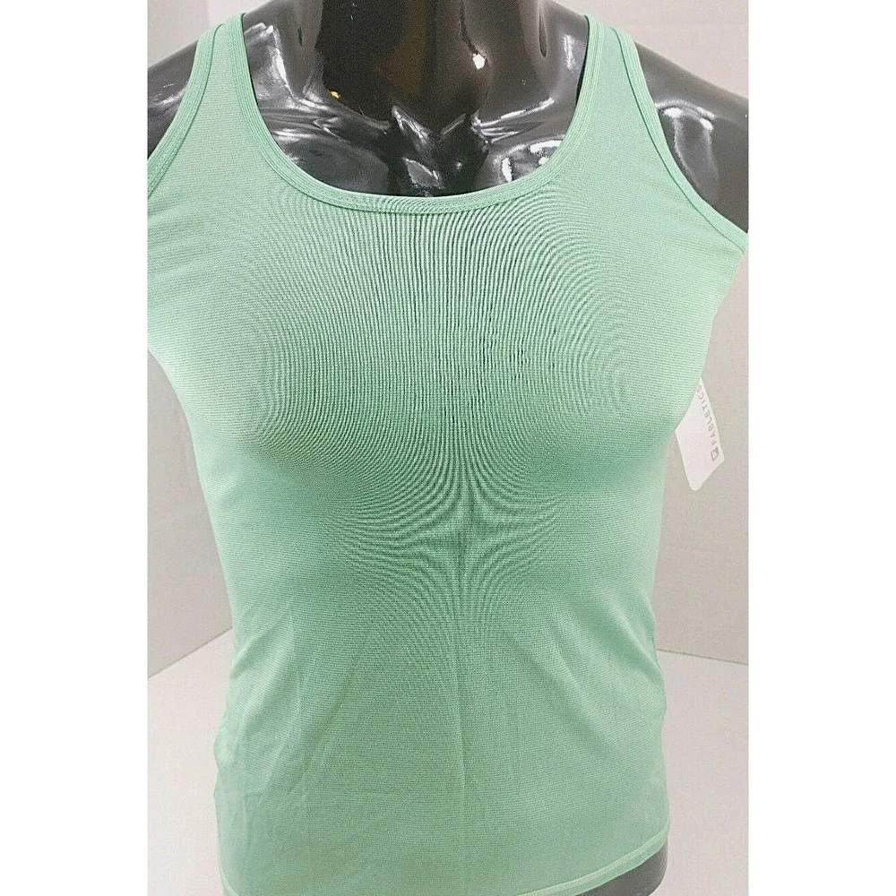 Fabletics Women Green Size XS/XXS AthleticTankTop Sport Stretch Moisture Wick